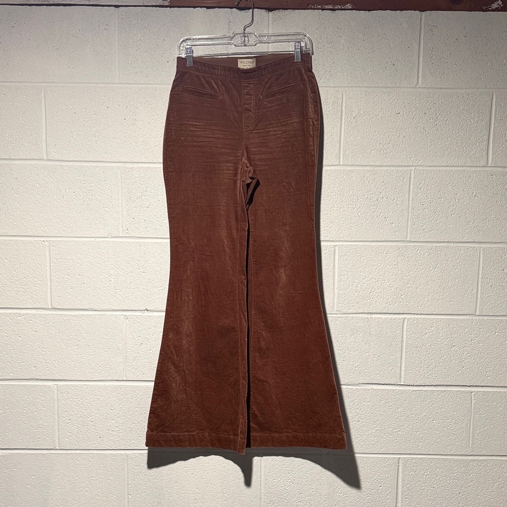 Pilcro Women’s Brown Corduroy Flared pants 26